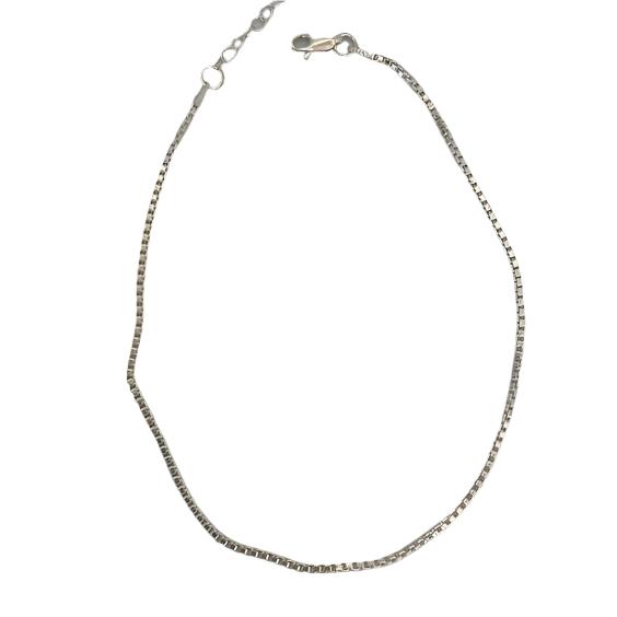 M4 Silver Anklet for Women