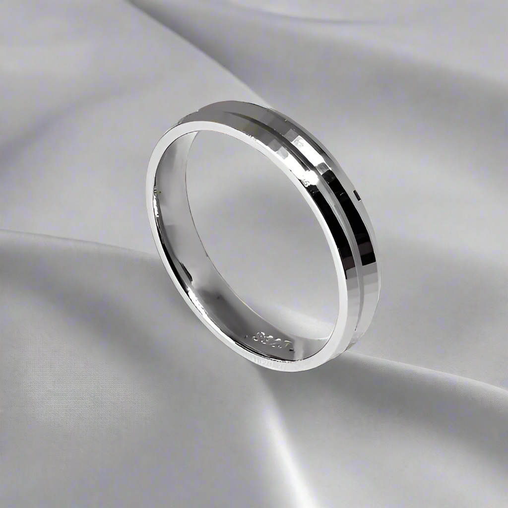 KDM 56 Silver Band for Men (92.5 Silver)