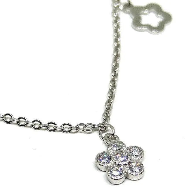 92.5 Flower Anklet for Women,Anklet,925 silver,rivansh.co