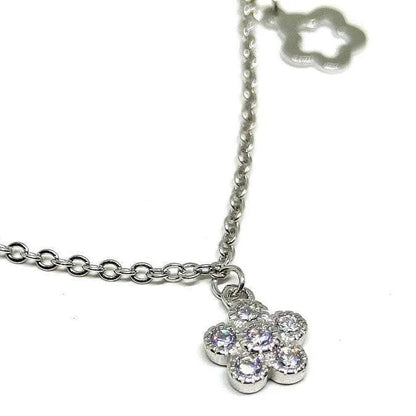 92.5 Flower Anklet for Women,Anklet,925 silver,rivansh.co