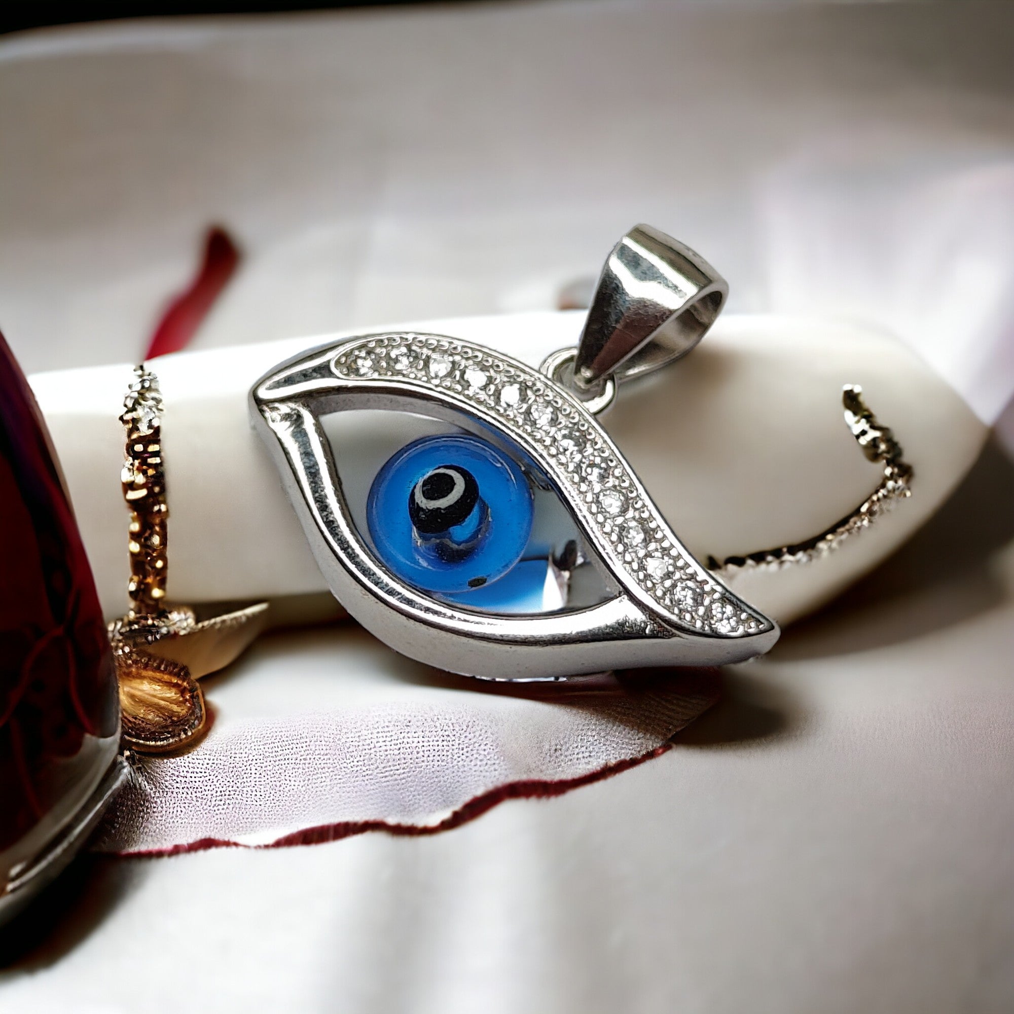 Evil Eye D2 | Rivansh Jewels | 925 Sterling Silver Jewelry Store | Rivansh.co | Luxury Sterling Silver Jewellery Online