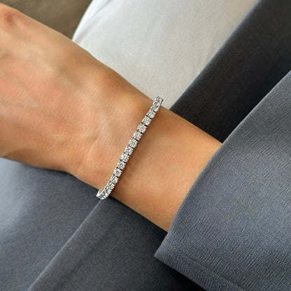 Tennis Silver Bracelet