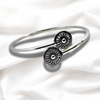 Handcrafted 925 Silver Bangle for Women