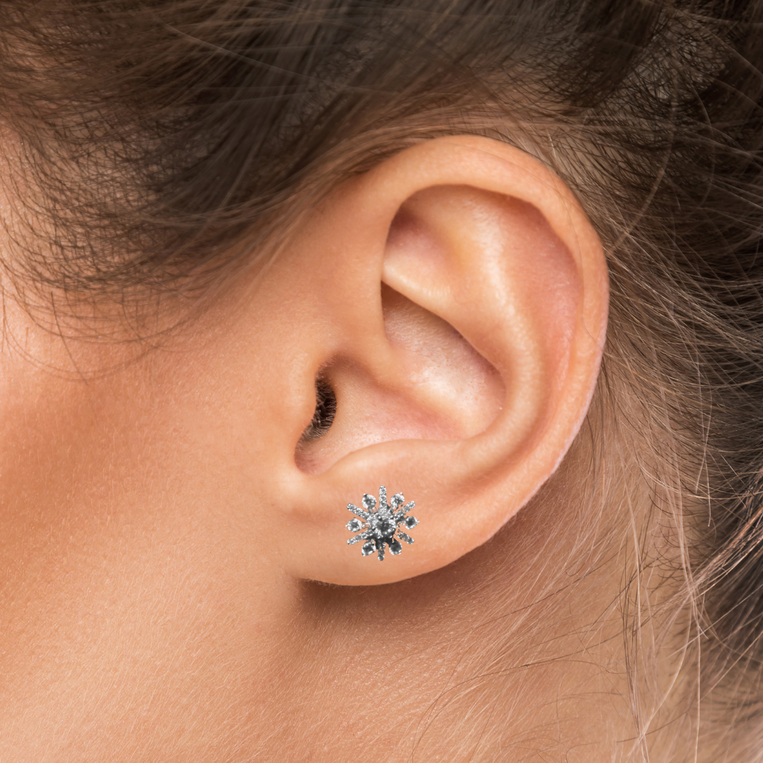 Zircon Bloom Studs