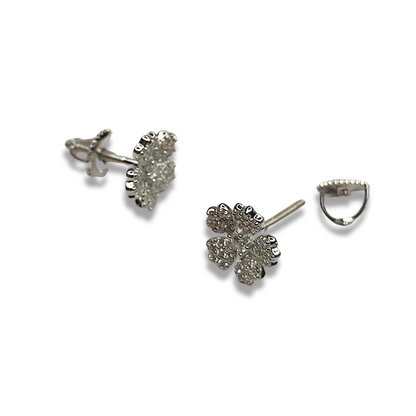 Zircon Blossom Studs