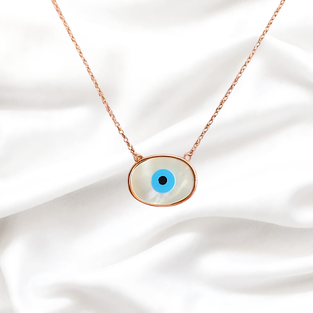 Evil Eye Neckpiece for Women (92.5 Sterling Silver)