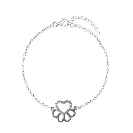 Multi Heart Bracelet - Silver Bracelet for Her