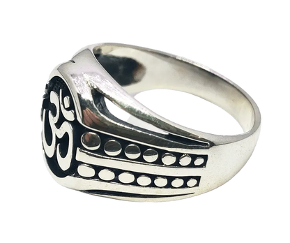 Aum Silver Ring for Men,Ring,925 silver,rivansh.co