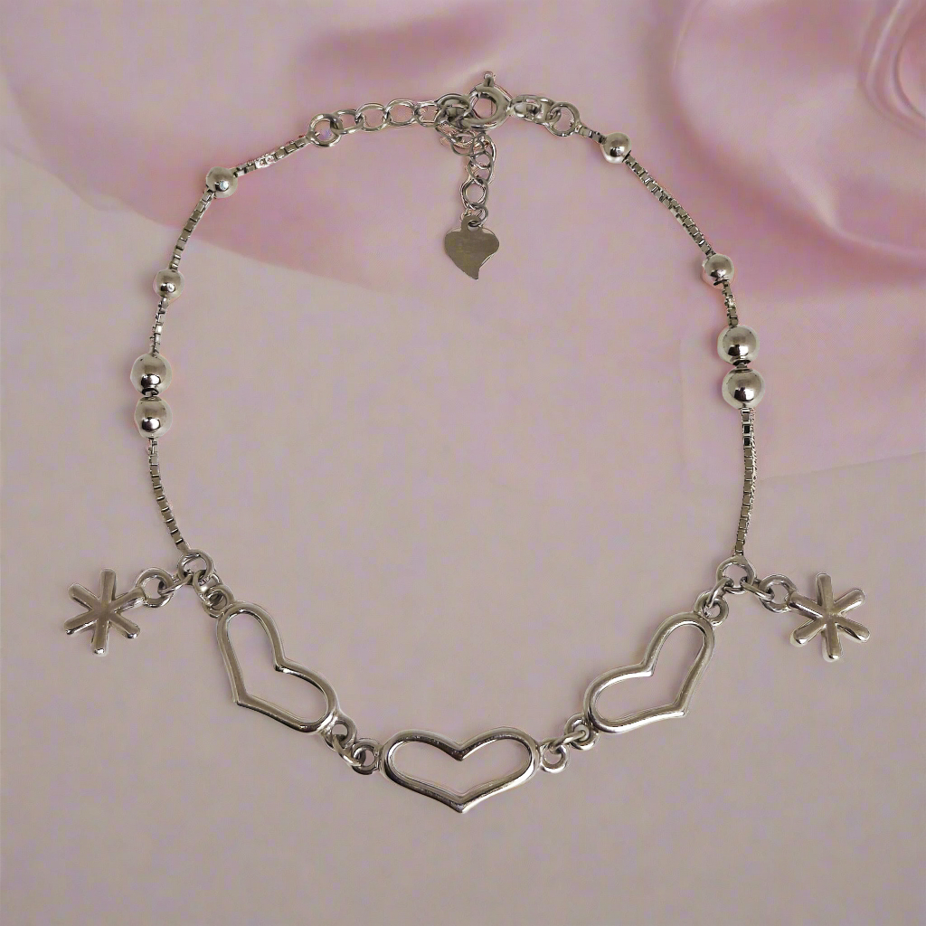 Silver Heart - Bracelet for Women