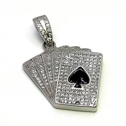 Black spade Pendent for Men,Pendant,925 silver,rivansh.co