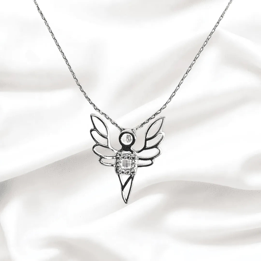 Butterfly Neck Piece for Women (92.5 Sterling Silver)