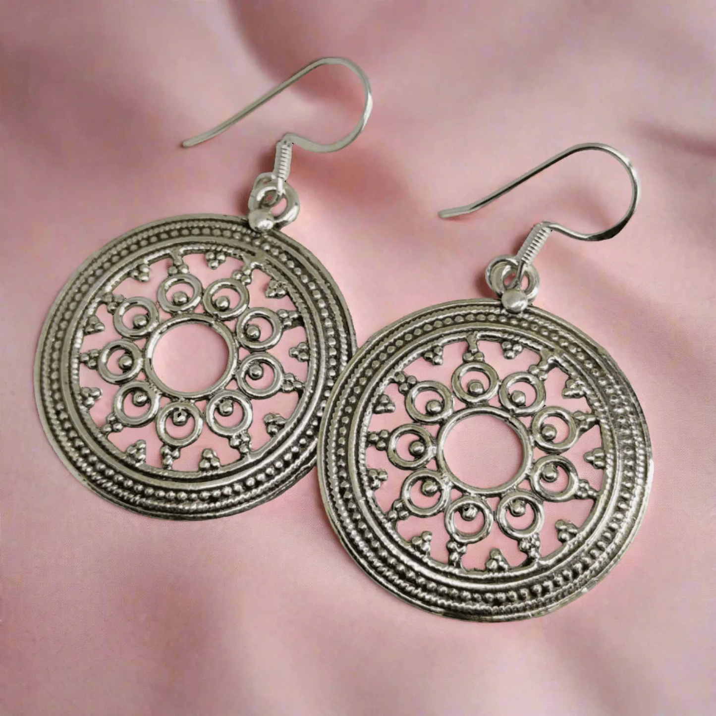 Classic Silver Hoops Earrings For Women,Earrings,925 silver,rivansh.co