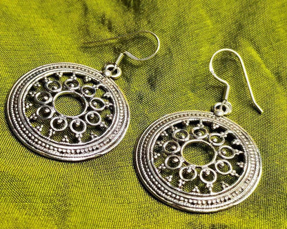 Classic Silver Hoops Earrings For Women,Earrings,925 silver,rivansh.co