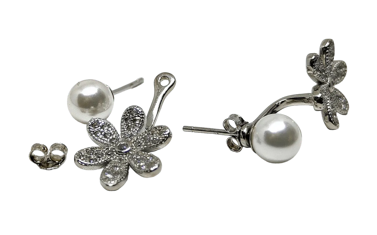 Dazzling Flower Earrings for Modern Women,Earrings,925 silver,rivansh.co