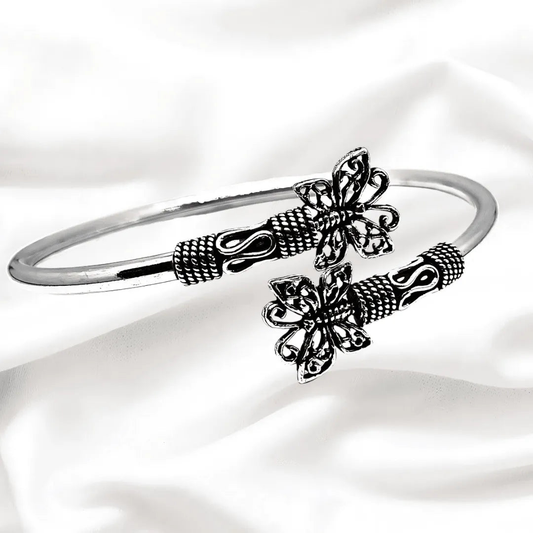 Delicate Butterfly Bangle for Modern Muses