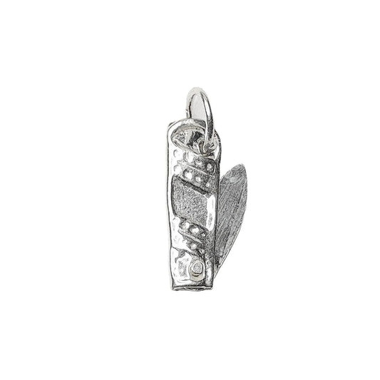 Knife Silver Pendant (92.5 Sterling Silver) | Rivansh Jewels | 925 Sterling Silver Jewelry Store | Rivansh.co | Luxury Sterling Silver Jewellery Online