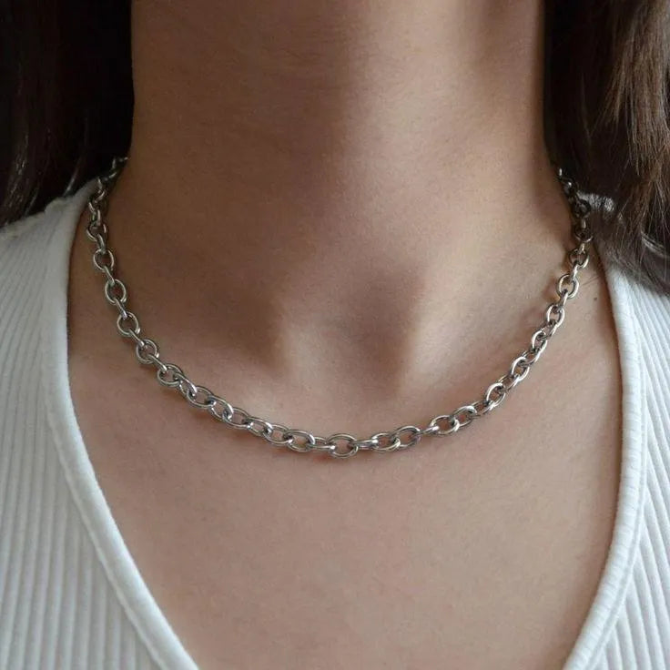 Link 92.5 (Sterling) Silver Chain for Women | Rivansh Jewels | 925 Sterling Silver Jewelry Store | Rivansh.co | Luxury Sterling Silver Jewellery Online