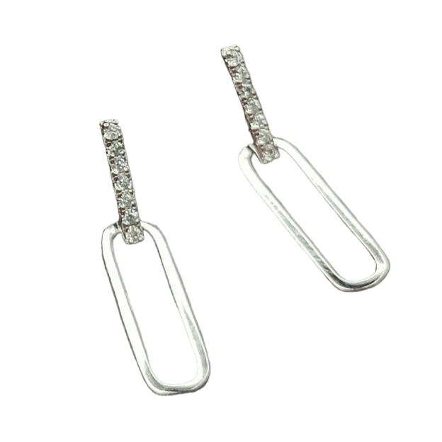 Loop Silver Earrings for Women - Rivansh