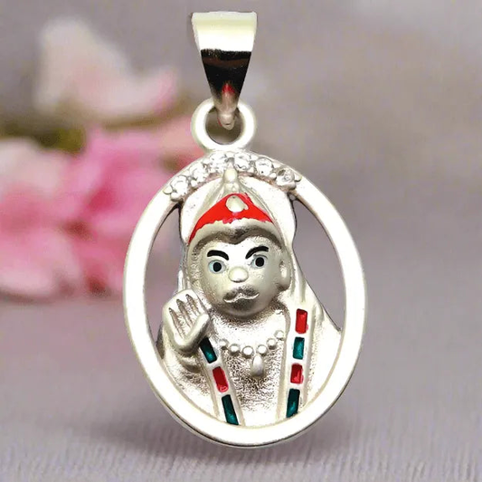 Lord Hanuman Silver Pendent For Men/Women - Rivansh