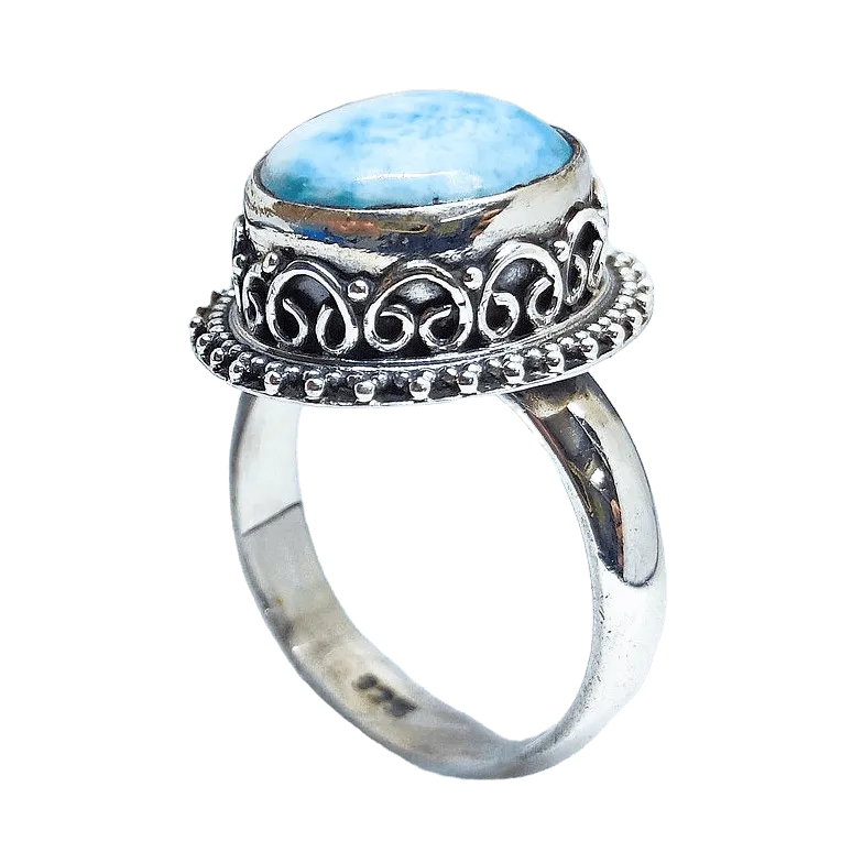 Maharani Ring for Women (Blue) - Rivansh