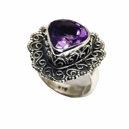 Maharani Ring for Women (Purple) - Rivansh