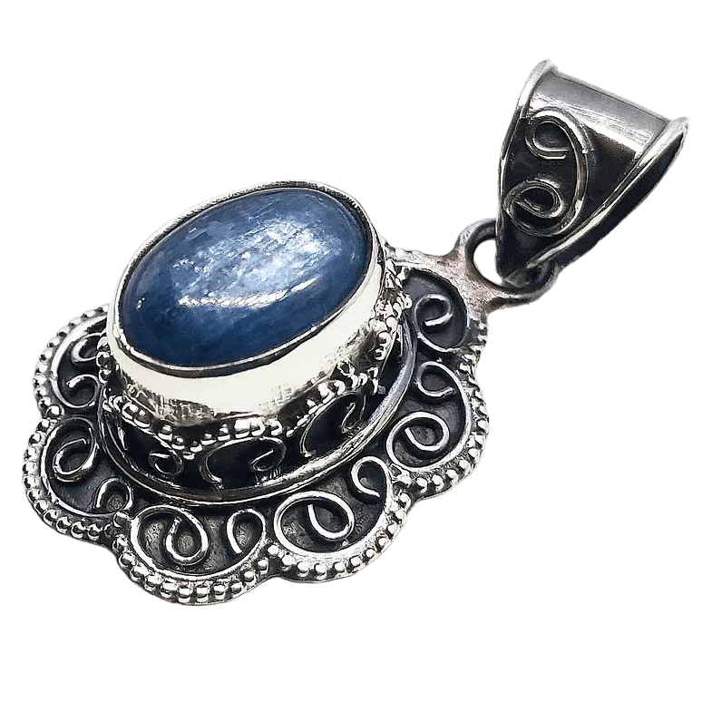 Maharani Silver Pendent for Women - Rivansh