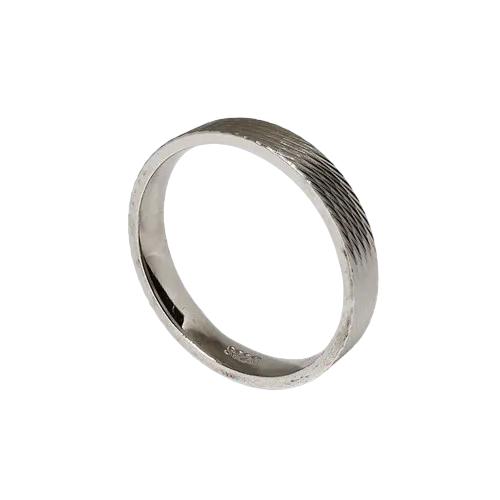 DQ Silver Band For Men (92.5 Silver) - Rivansh