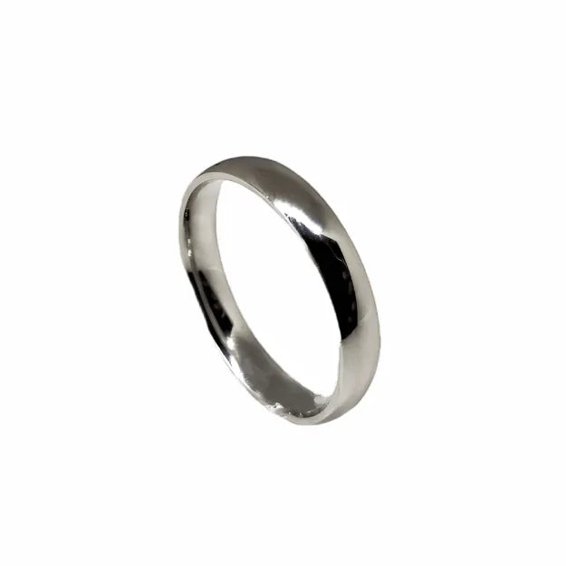 Plain Silver Band For Men - Rivansh