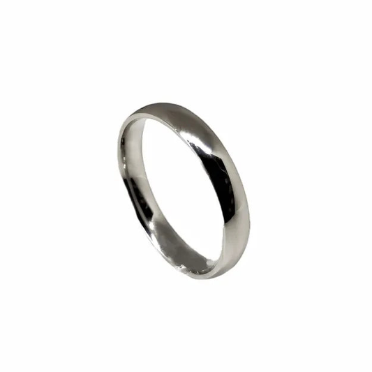 Plain Silver Band For Men - Rivansh