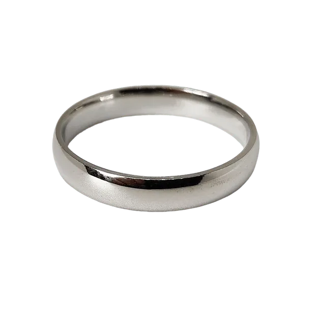 Plain Silver Band For Men - Rivansh