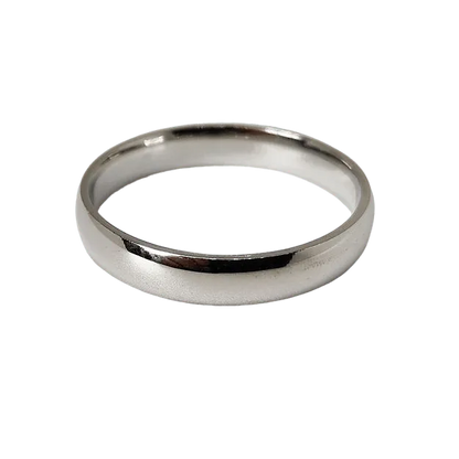 Plain Silver Band For Men - Rivansh