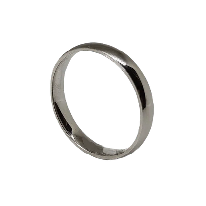 Plain Silver Band For Men - Rivansh