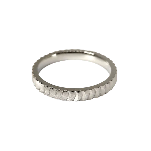 MD925 Silver Band For Men (92.5) - Rivansh