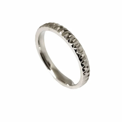 Sleek Silver Band for Modern Men - Rivansh