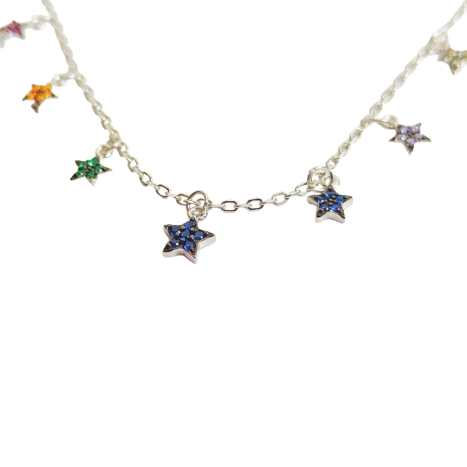 Multi Stars Neck Piece for Women - Rivansh