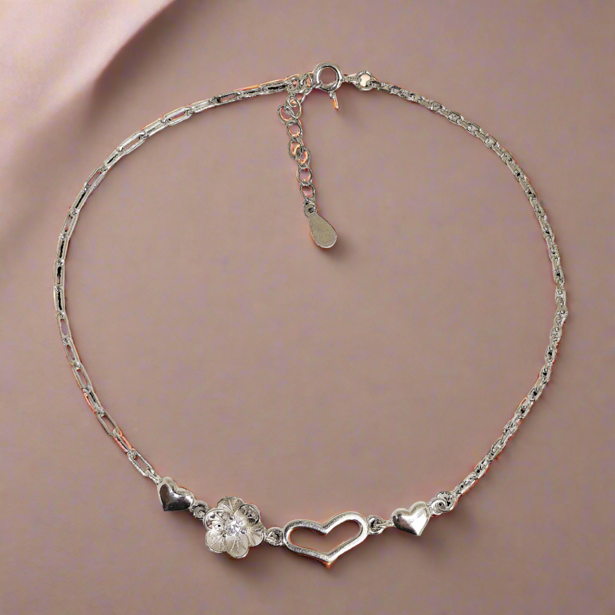 Heart Anklet for Women