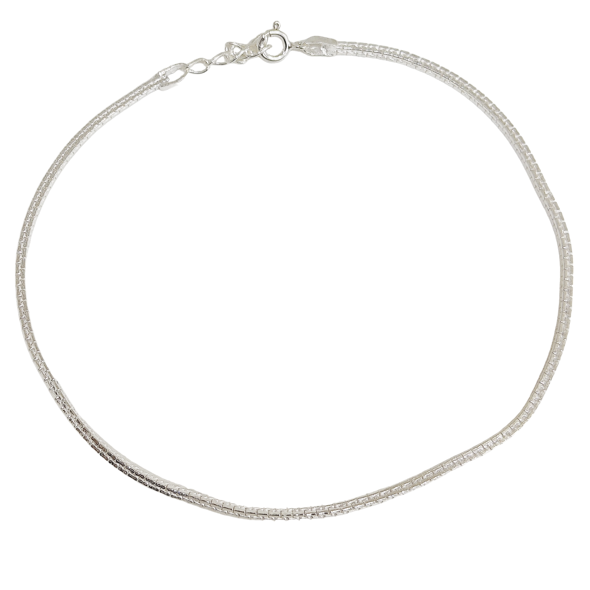 M4 Silver Anklet for Women - Rivansh