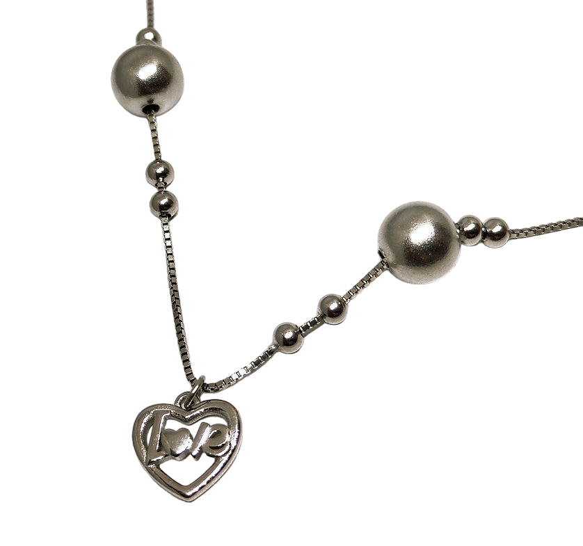 Love Heart - Sterling Silver Bracelet - Rivansh