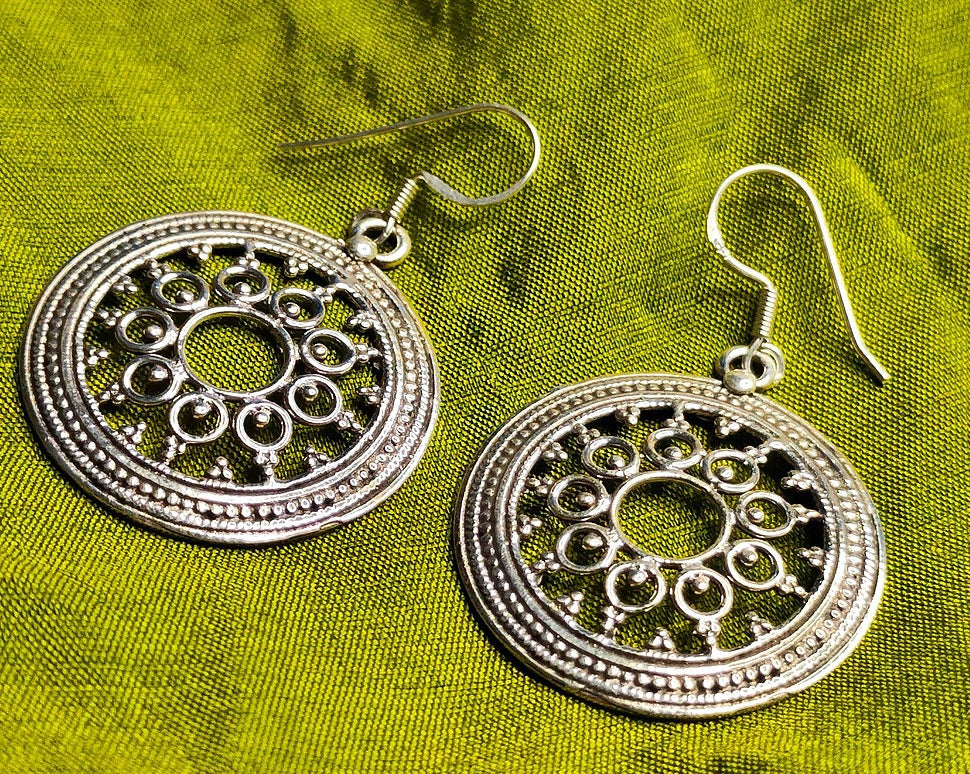 Classic Silver Hoops Earrings For Women,Earrings,925 silver,rivansh.co