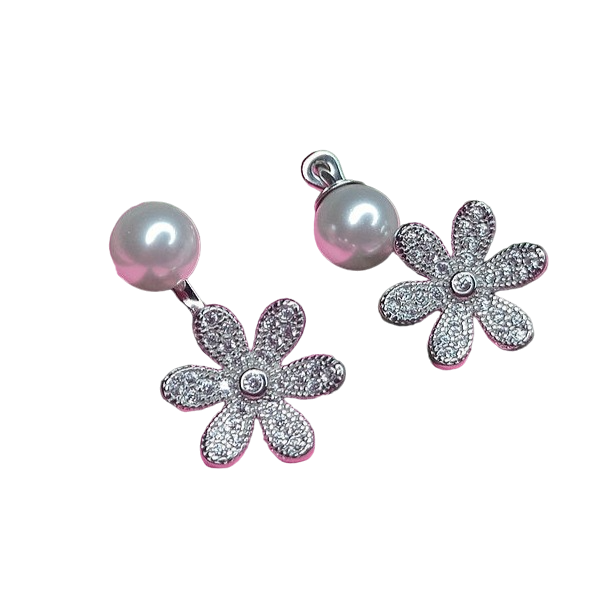 Dazzling Flower Earrings for Modern Women - Rivansh
