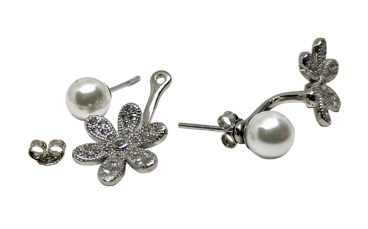 Dazzling Flower Earrings for Modern Women,Earrings,925 silver,rivansh.co