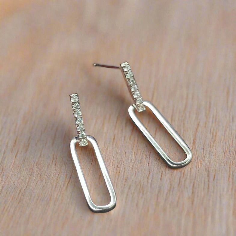 Loop Silver Earrings for Women - Rivansh