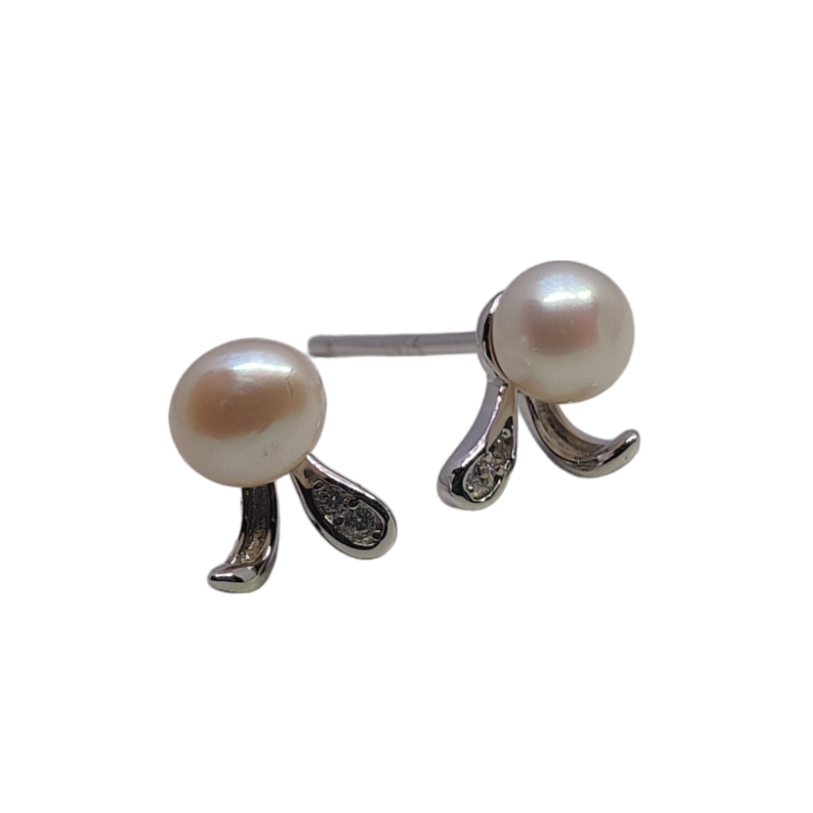 Pearl 925 Studs Earrings for Women - Rivansh