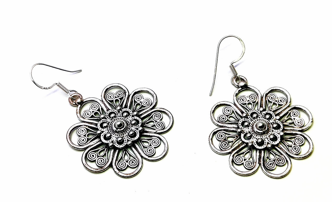 Queen's Flower Traditional Earrings for Women - Rivansh