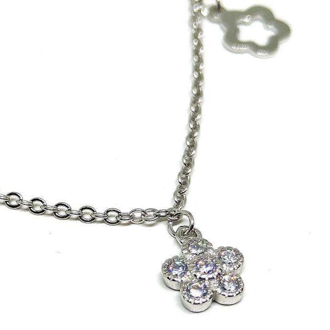 92.5 Flower Anklet for Women,Anklet,925 silver,rivansh.co