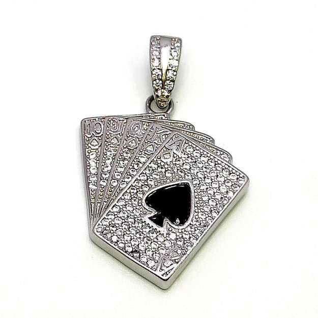 Black spade Pendent for Men,Pendant,925 silver,rivansh.co