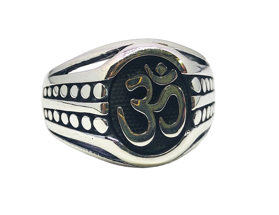 Aum Silver Ring for Men - Rivansh