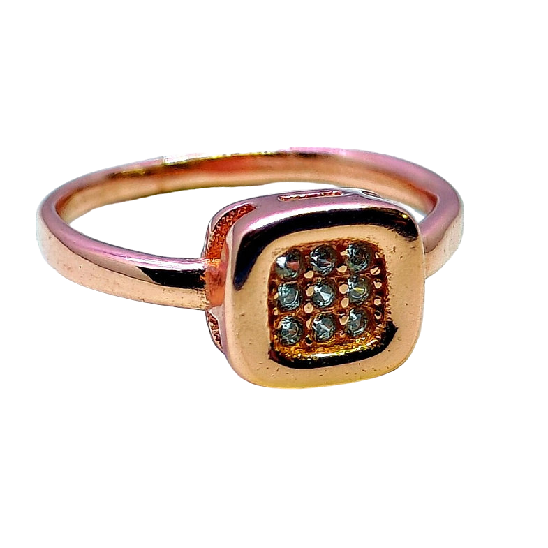 Minimalist Square Diamond Ring for Women - Rivansh