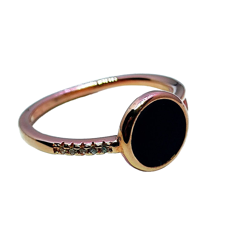 Black Ring for Women,Ring,925 silver,rivansh.co