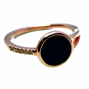 Black Ring for Women,Ring,925 silver,rivansh.co